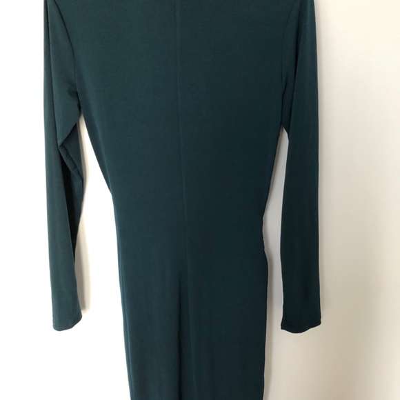 Emerald tall plunge front wrap maxi dress - Picture 2 of 5
